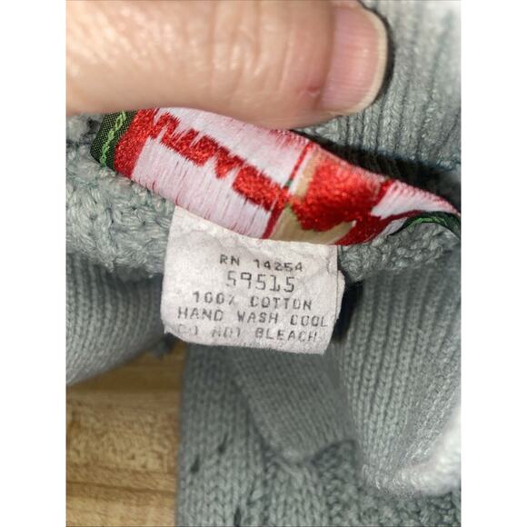 80s Outback Red Green Cable-Knit Sweater Women’s Made In USA - Picture 10 of 10